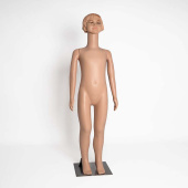 Манекен детский в полный рост, цвет телесный, H1100 мм - F110
