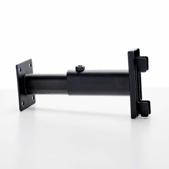 Крепеж на стену регулируемый, L80-115 мм - TP15(черн)-К