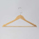 Вешалка-плечики из дерева для одежды, L445 мм - C30N/1-C33XX(светл/хром)