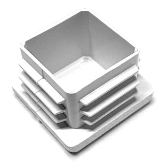 Заглушка пластмассовая, белая, L40 мм - TPQ01(бел)