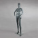 Манекен женский ростовой, серый глянцевый, H1730 мм - FAM-04/A-4(сер гл)
