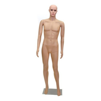 Манекен мужской телесный в полный рост, H1800 мм - XSL-3-К