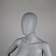 Манекен женский в полный рост, серый матовый, H1730 мм - FAM-04/A-4(сер мат)