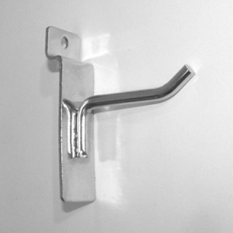 Крючок для торговой панели, хром, L50 мм - 5001/5