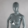 Манекен женский ростовой, серый глянцевый, H1730 мм - FAM-04/A-4(сер гл)