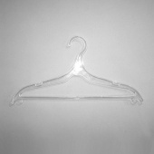Вешалка для одежды пластиковая, размер одежды: 44-46(М), L420 мм - В-113-К