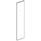 Slide 01 \ Настенная панель, H2375 мм - SLD.101.PVH