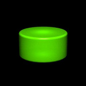 M RO TU42 \ Цилиндр, цвет зеленый, H200 мм - MRO.022.GN