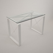 Демонстрационный стол, прозрачное стекло, L900 мм - OMT.016B.GL