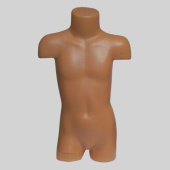 Манекен торс детский, из пластика, цвет телесный H570 мм - ТД-103