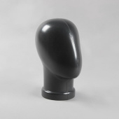 Голова безликая, цвет черный, H295 мм - Г-201Б(черн)