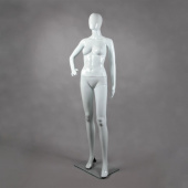 Манекен женский ростовой, белый глянцевый, H1730 мм - FAM-11/A-3(бел гл)
