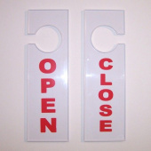 Табличка для торгового зала (Open/Close) H254 мм - Таб-07