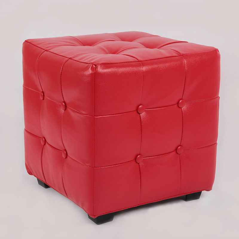 Банкетка (пуфик) куб в прихожую с сиденьем, для магазина, L400 мм - PF-074