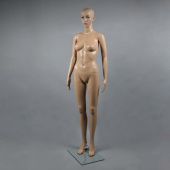 Манекен женский в полный рост, цвет телесный, H1750 мм - XSL-F-10