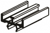 10-01-051 \ Полозок пластмассовый нижний, L2000 мм - KMD.047H2.GR