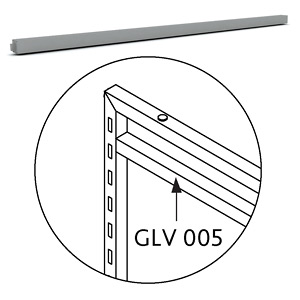 GLV 005 \ Штанга, цвет хром, H25 мм - GLV.005.CH