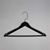 Вешалка-плечики пластиковая для одежды, L435 мм - В-218/К4(черн/черн)
