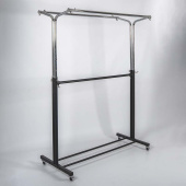 Вешало (стойка) напольное для одежды, регулируемое, H1050-1780 мм - WT005