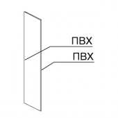 ST 001.004 \ Боковая панель для двустороннего стеллажа, левая H2400 мм - ST 001.004