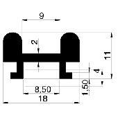 SPA-3276 \ Профиль белый - PHD.031.1000.WH