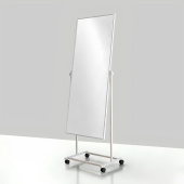Зеркало напольное в полный рост для примерки, H1590 мм - T01(white)