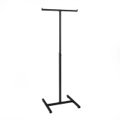 Вешало (стойка) Т-образное, регулируемое, черное, H1030-1415 мм - Б-Т-11(черн)