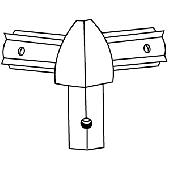 10-00-652 \ Тройник пластиковый - KMD.027.CH