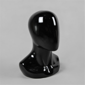 Манекен головы мужской для магазина, H370 мм - Г-406М(черн)