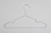 Вешалка - плечики для детской одежды, обрезиненная - A01CH(серебро)