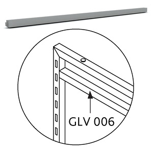GLV 006 \ Штанга, цвет хром, H25 мм - GLV.006.CH