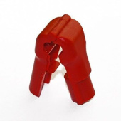 Противокражный замок пластиковый на крючок d=5 мм, красный