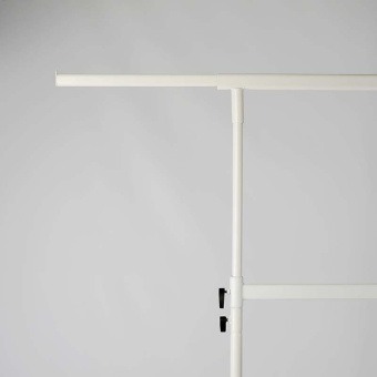 Вешало напольное двухъярусное передвижное, H1420-2250 мм - СТ-021-Л(бел)