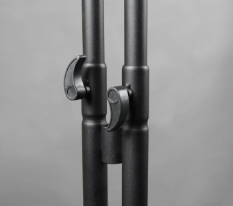 Стойка (вешало) напольная, регулируемая, черная, H1160-1920 мм - СТ-070-Л(черн)