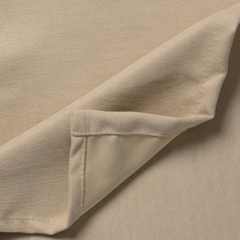 Штора на люверсах, ткань канвас, цвет бежевый, H1950 мм - Н-1К-беж