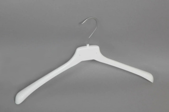 Вешалка-плечики для блузок, цвет белый, L440 мм - S-44(бел)
