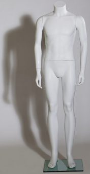 CFWHM 010 \ Манекен мужской без головы белый, H1700 мм - RVL.043.WH