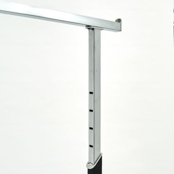 OMV-001.PR \ Вешало регулируемое, черное, H1200-1750 мм - VHL.015.V2.CH.22450.4N100