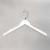 Плечики-вешалка из дерева для одежды, L440 мм - C31/1-К(бел/хром)