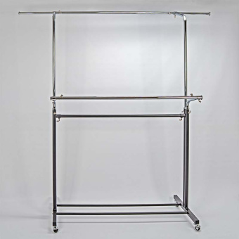 Вешало (стойка) напольное для одежды, регулируемое, H1050-1780 мм - WT005