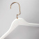 Плечики-вешалка из дерева для одежды, L440 мм - C31/1-К(бел/зол)