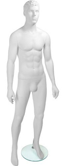 Tom Pose 02 \ Манекен мужской, скульптурный, H1870 мм - CLS.065.WH