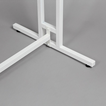 Стойка напольная для одежды, с полкой, H1350 мм - СТ-136П-Л(б/б)