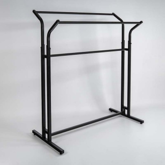Вешало напольное двустороннее регулируемое по высоте, H1170-1670 мм - СТ-105Н-Л(черн)