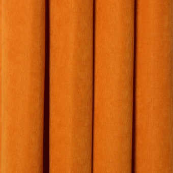 Штора для примерочной с люверсами, оранжевая, H1950 мм - Н-1К-оранж