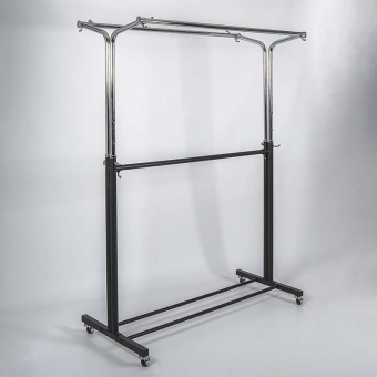 Вешало (стойка) напольное для одежды, регулируемое, H1050-1780 мм - WT005