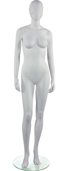 RETRO 02F-01M \ Манекен женский, H1820 мм - RETRO.02F.01M.WH