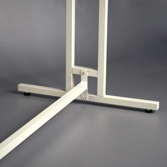 Стойка напольная для одежды, с полкой, H1350 мм - СТ-136Н-Л(б/дуб)