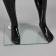 Манекен мужской абстрактный, ростовой, черный глянец, H1850 мм - MAM-2(черн гл)