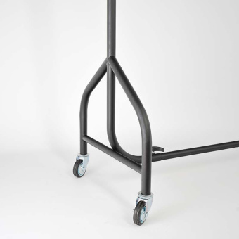 Вешало напольное двухъярусное передвижное, H1420-2250 мм - СТ-021-Л(черн)